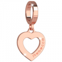 REBECCA - BRONZE PLATED PENDANT CHARM SMALL HEART