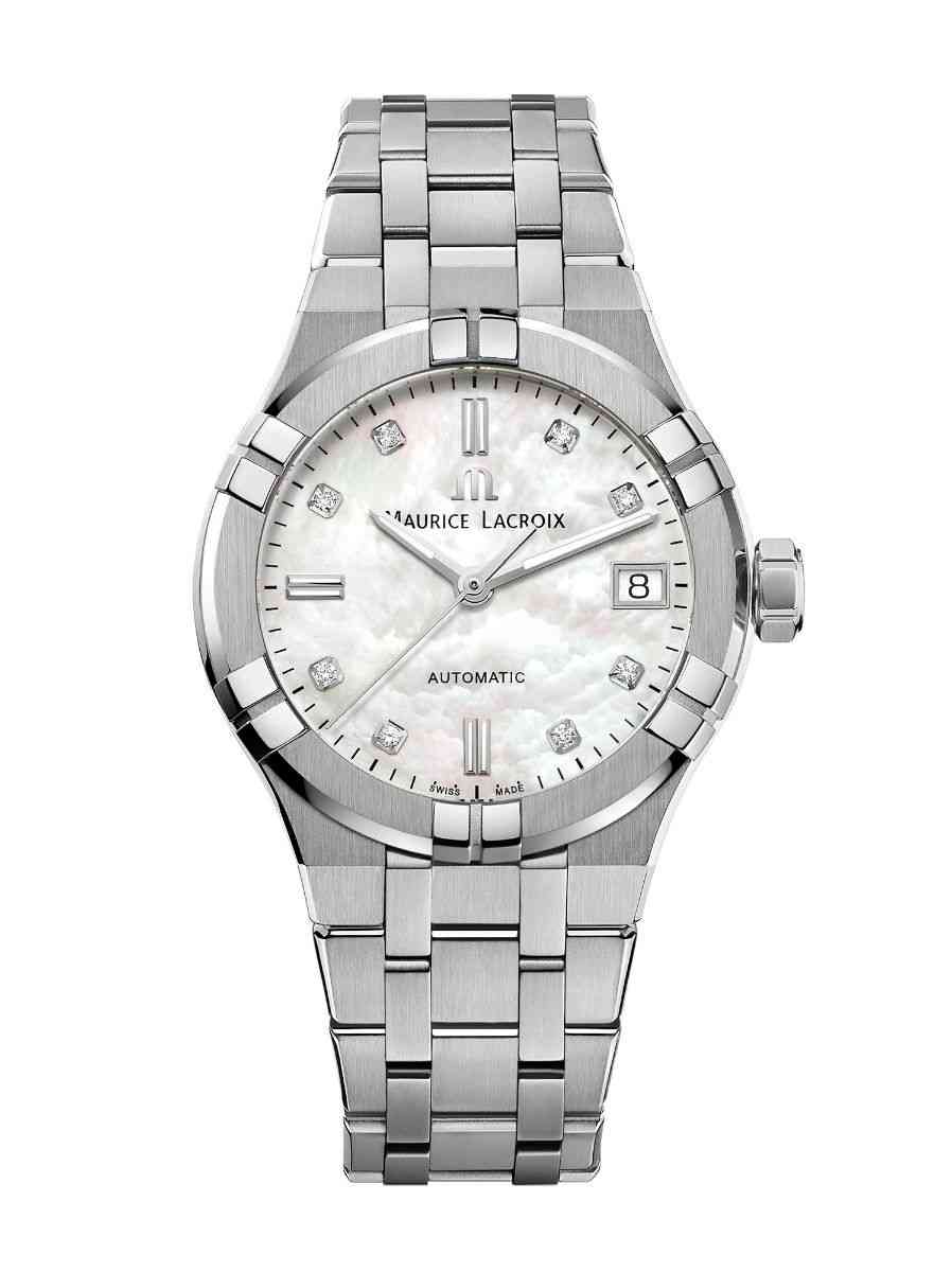 Maurice Lacroix AIKON Lady 39 mm mother of pearl diamonds RD Preziosi Gioielli Orologi