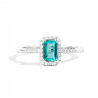 RECARLO GEMMA, RING IN WHITE GOLD AND EMERALD