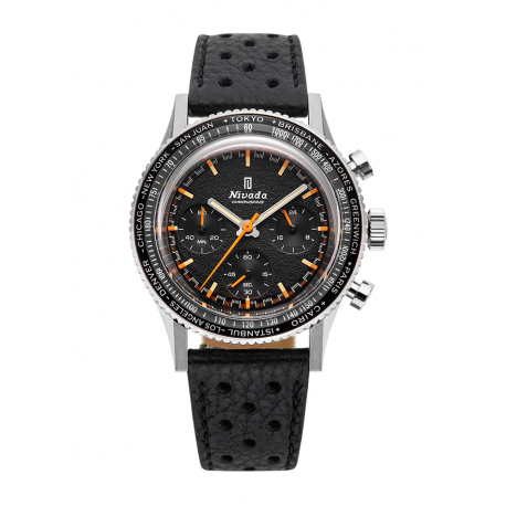 Nivada GMT CHRONOKING MECAQUARTZ - INTER.BEZEL- 38mm