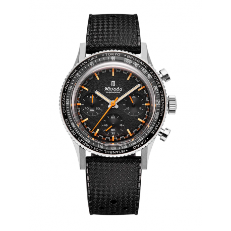 Nivada GMT CHRONOKING MECAQUARTZ - INTER.BEZEL- 38mm