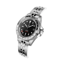 YEMA SUPERMAN 500 GMT - 39 mm - Black - Jubilee bracelet