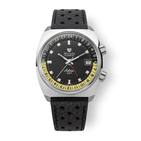 Nivada Antarctic GMT - Black - 36 mm