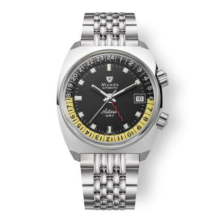 Nivada Antarctic GMT - Black - 36 mm