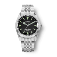 Nivada Super Antarctic - 38mm - Black - Green Hands