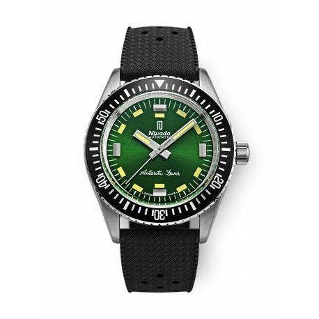 Nivada Antarctic Diver Green - no date - LIMITED EDITION - 38mm